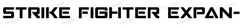 Strike Fighter Expan字体转换